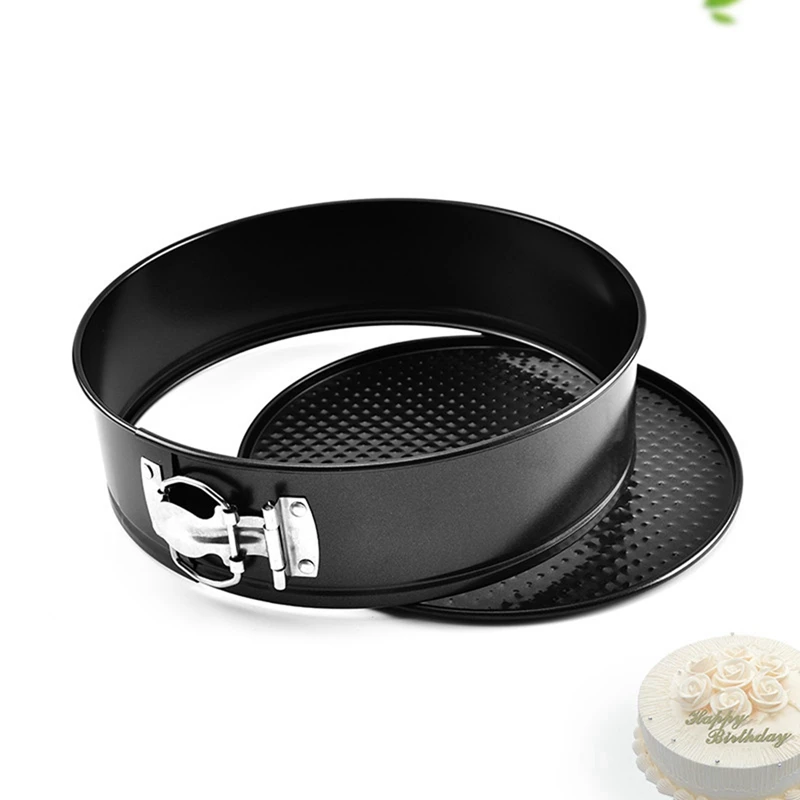 2 pezzi Springform Pan 9 pollici 4 pollici, pentole per Cheesecake Premium fondo rimovibile, Set di teglie rotonde a forma di molla