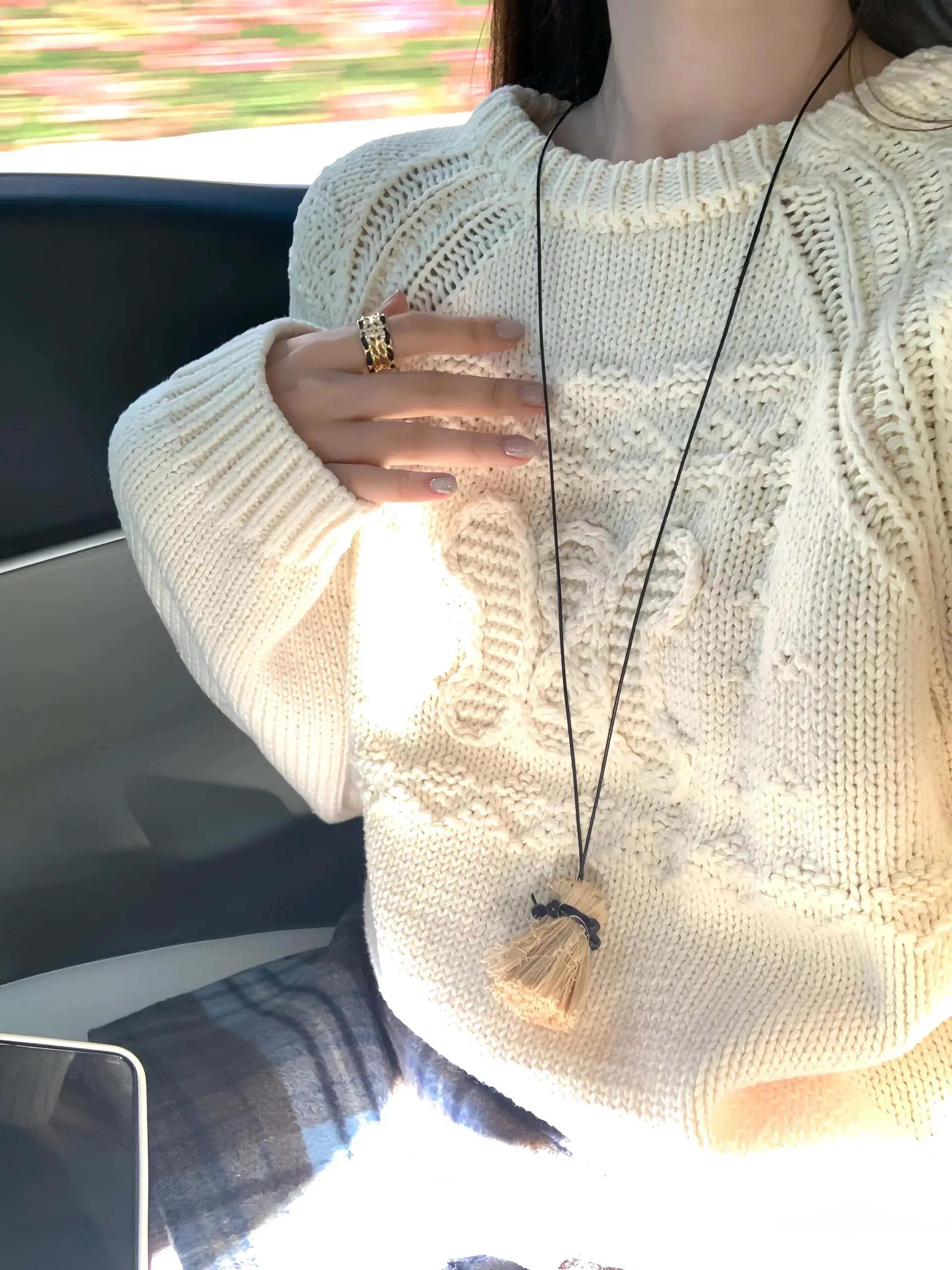 

Белый вязаный свитер с тяжелыми крючками, женский свободный ленивый свитер, мягкая зимняя верхняя одежда, зимний вязаный топ