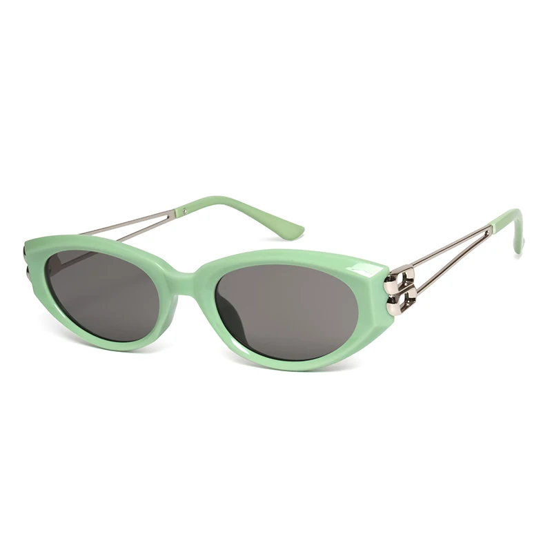 Trendy Cute Cat Eye Sunglasses for Women Men Fashion Cateye Womens Metal Frame Luxury Brand Sunnies UV400 Eyewear Oculos De Sol