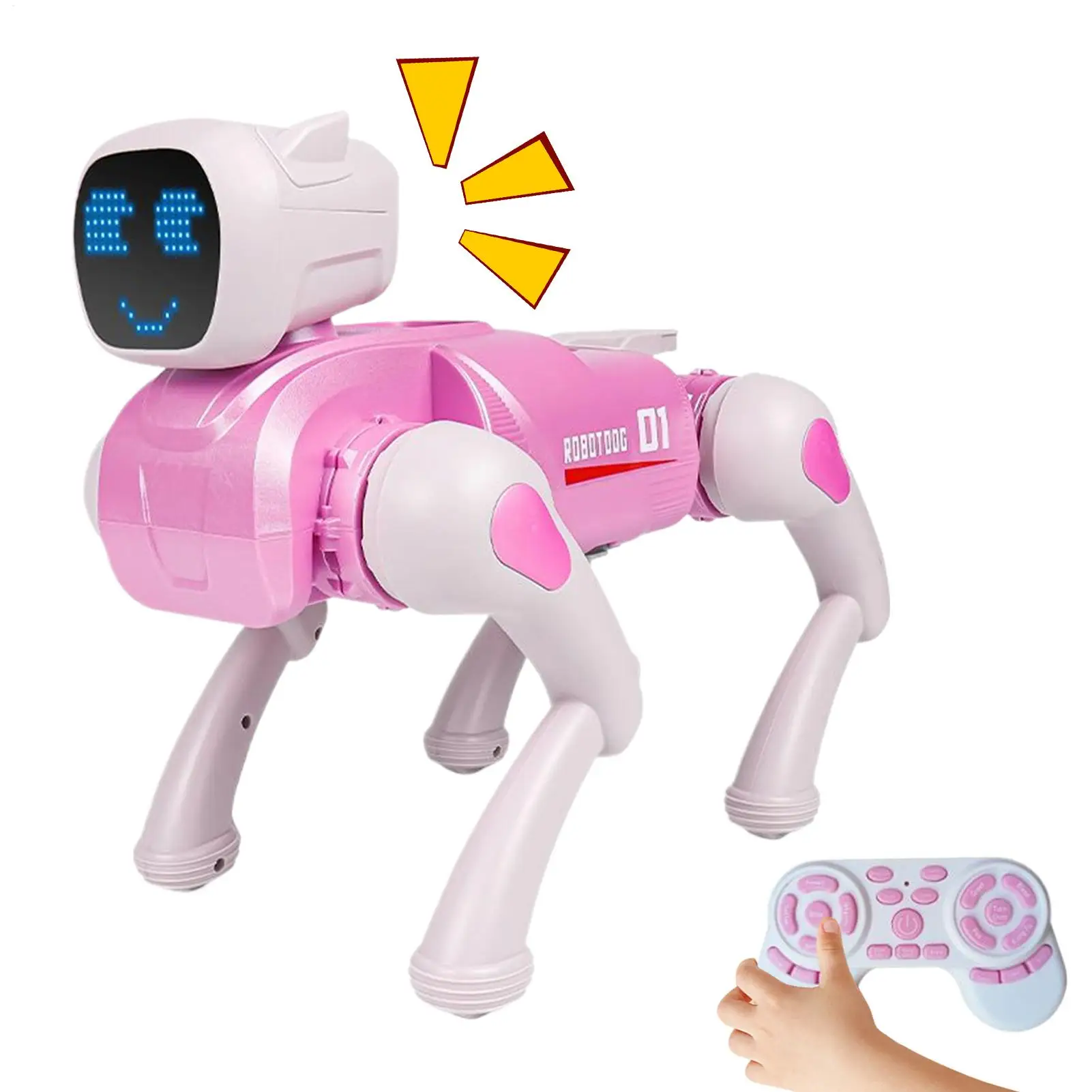 ロボット犬 インタラクティブ音声制御教育玩具 インテリジェントウォーキングロボット犬 子供用ペット 女の子用 家庭旅行 屋内用