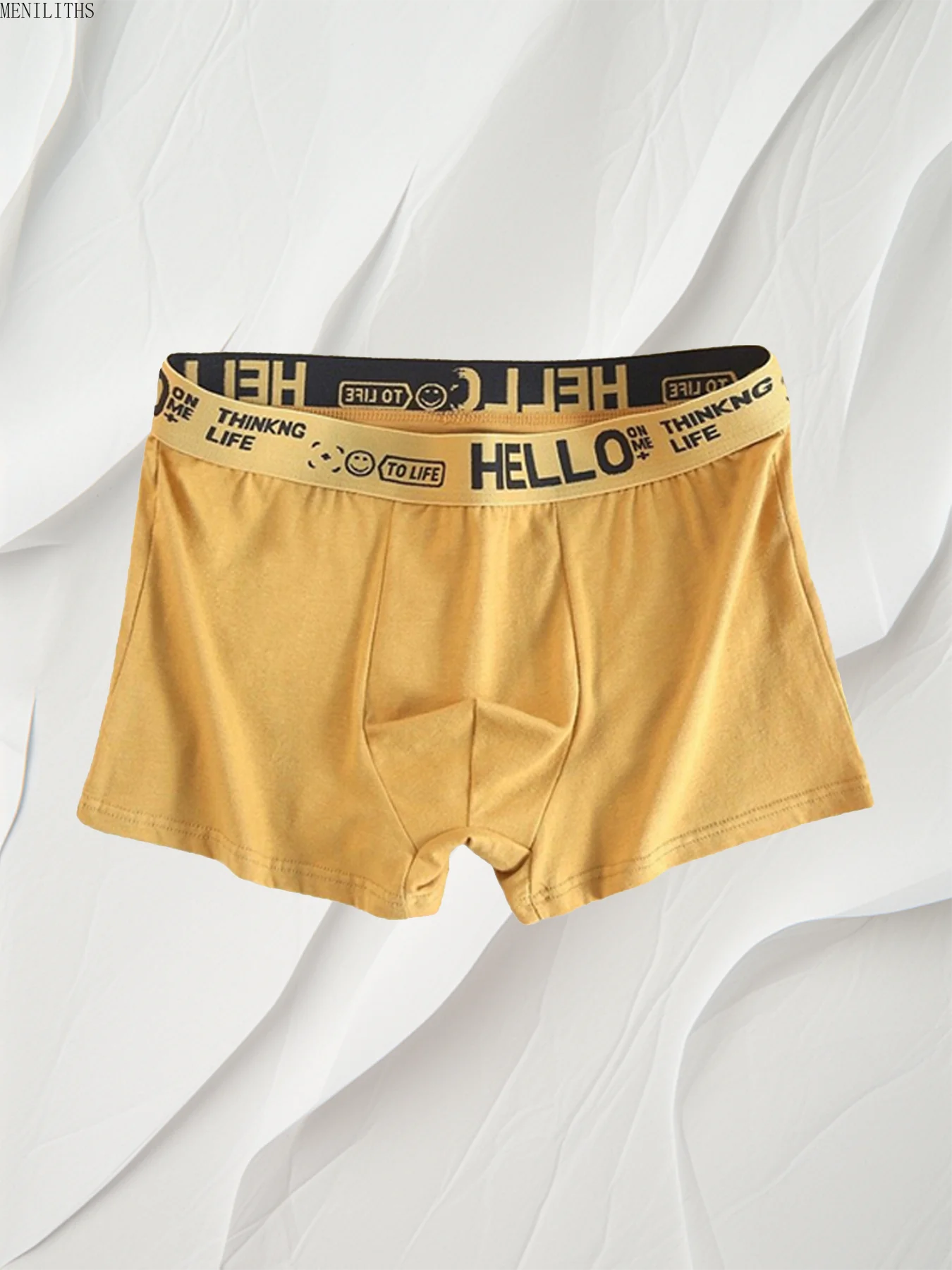 5-Piece Personalized And Fashionable Men's Sports Boxer Shorts, Daily Casual Men's Comfortable Close Fitting Underwear