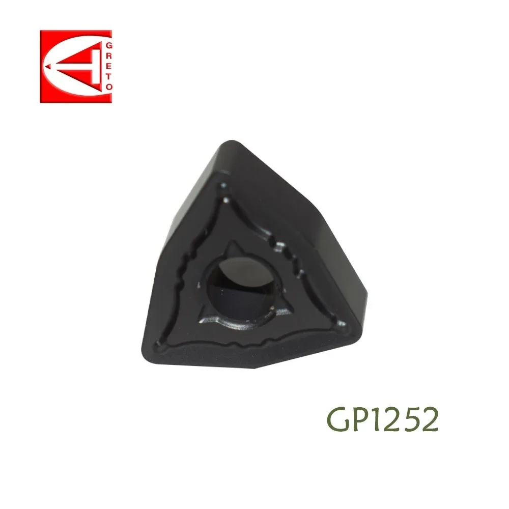 

GRETO WNMG060408-PM GP1251 GP1252 GP1253, карбидные наконечники ЧПУ, для стали WNMG06 WNMG 060408 WNMG06 0408-PM