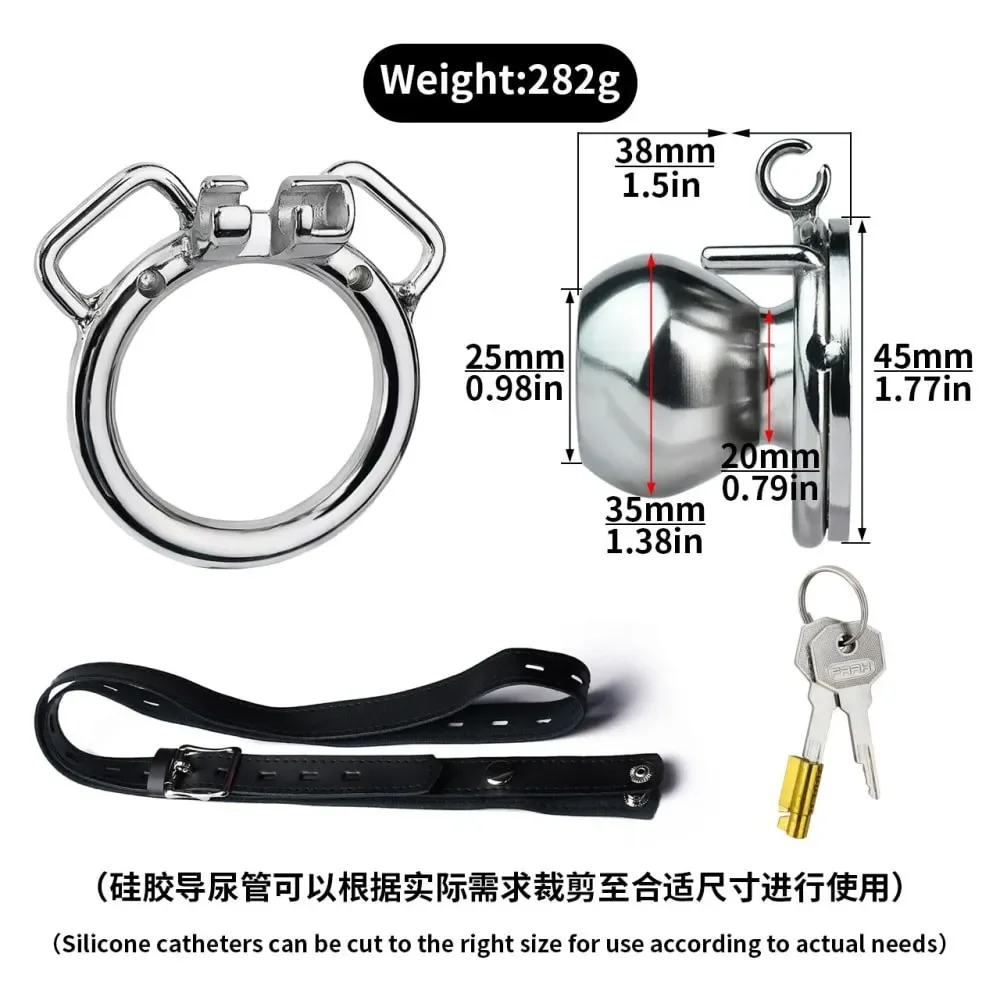 Butterfly Love with Negative Chastity Lock Male Sex Go Out Wearing Chastity Bird Cage Penis Ring Auxiliary Belt