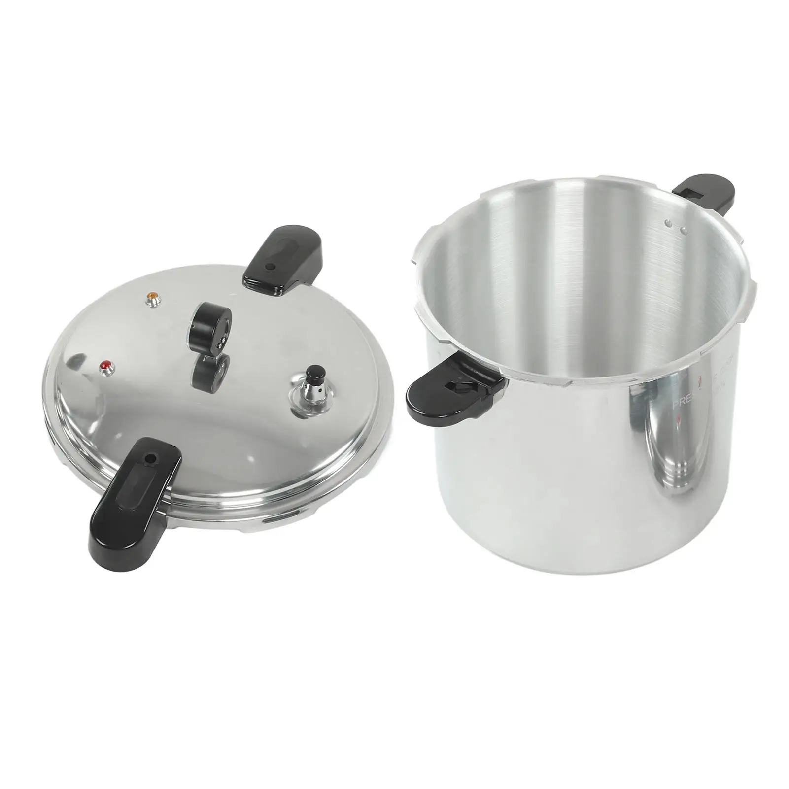 23L Multifunctional Aluminum Pressure Cooker with Gauge - Ideal for home , Restaurant & Canteen Use