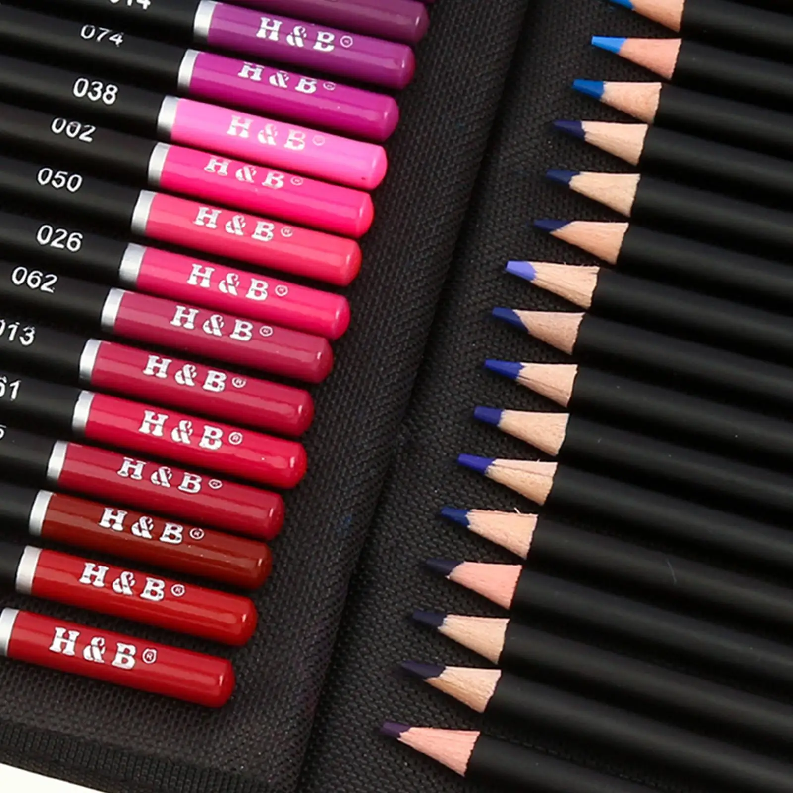 Colored Drawing Pencils Kit Oil Based Wooden Art Set for Artists Sketching Painting Shading