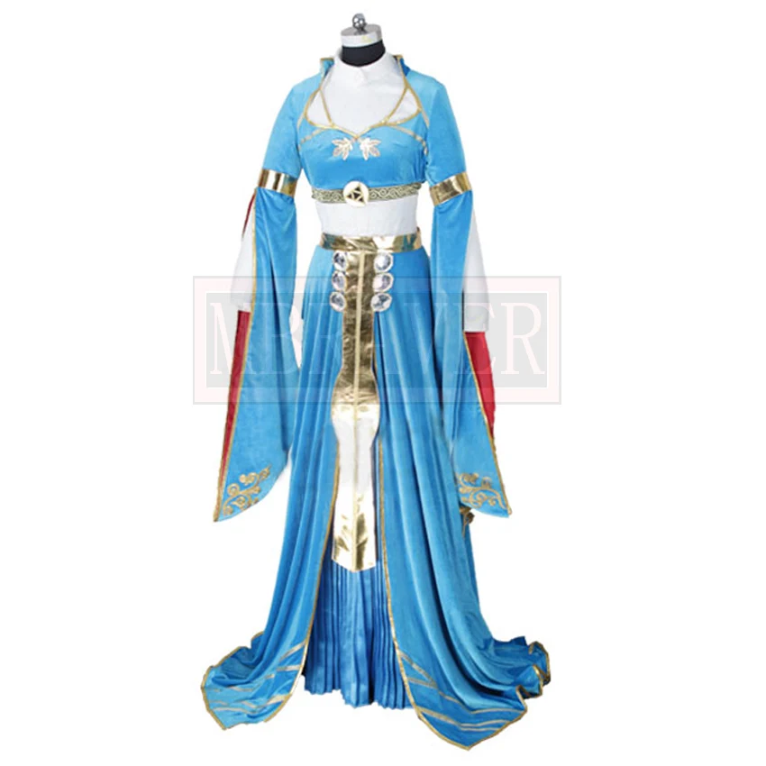 

Zelda Breath Of The Wild Princess Dress Uniform Outfit Cosplay Costume Halloween Christmas Custom Made Any Size