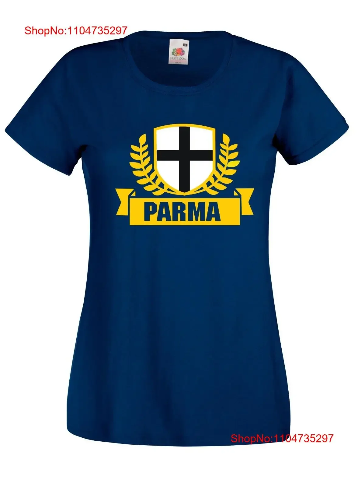 J1793 parma brasão de armas t camisa cidade itália vintage lavado ligeiramente macio topo para uso diário unisex versátil