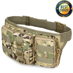 Utility Waterproof Oxford Fishing Waist Bag Tactical Hiking Outdoor Fanny Pack Camping Shoulder Bum Belt Sport Waist Bags