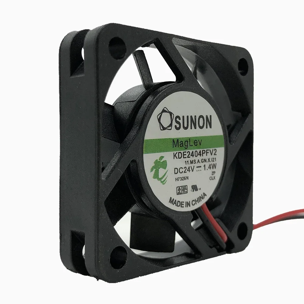 Ventilador convertidor de frecuencia silencioso de 2 cables para Sunon KDE2404PFV2 4010, 40x40x10MM, 24V CC, 1,4 W, 4cm, nuevo