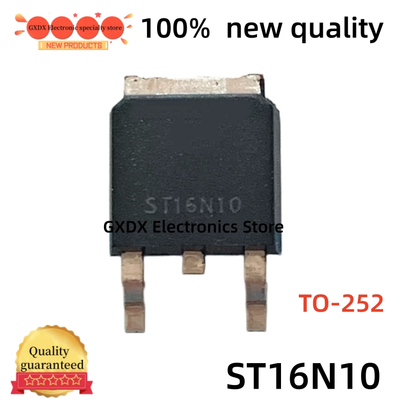10-20-30-40-50 pcs/lot 100% new stock ST16N10 16N10 TO-252