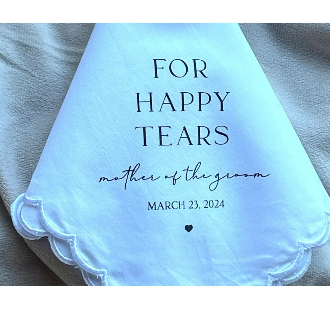 Mother of the Groom Gifts from Bride Future Mother in Law Gifts from Daughter in Law Wedding Day Wedding Handkerchief mom gift