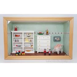 DIY 인형 집, 미니어처 인형 방 모델 장식, 인형 집 가구 액세서리, 36 개 1 세트