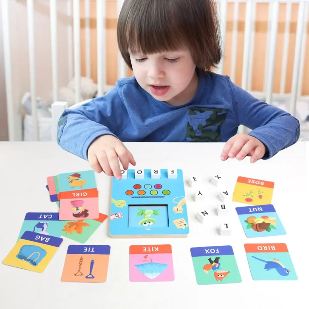 

Alphabet Classification Alphabet Learning Building Blocks Wooden Cartoon Puzzle Educational Toy DIY Education Cognition