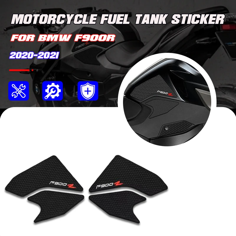 

Motorcycles side fuel tank pad Tank Pads Protector Stickers Decal Gas Knee Grip Traction Pad Side Sticker For Bmw F900R F 900 R