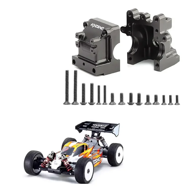 Metalowa skrzynia biegów obudowa skrzyni biegów IF408 dla Kyosho INFERNO MP9 MP10 MP10E 1/8 części do modernizacji samochodu RC akcesoria