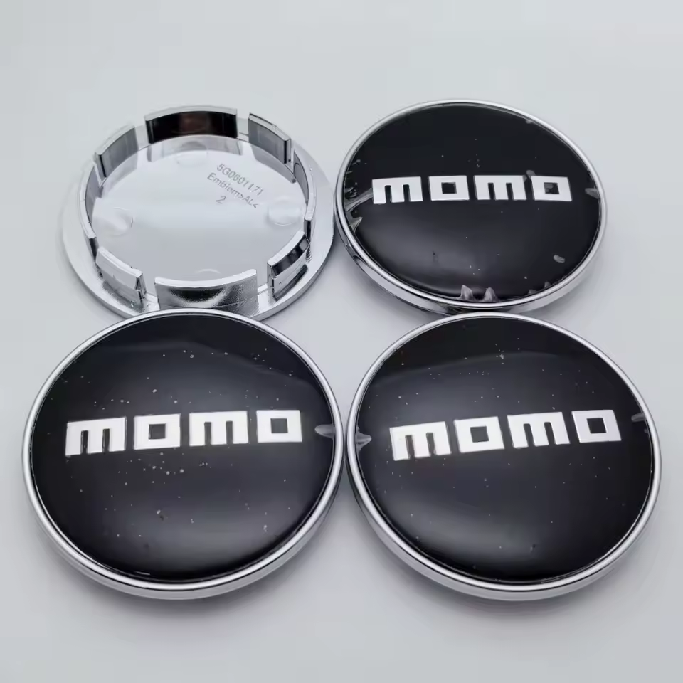 4X 65mm Momo Nabendeckel Radkappen