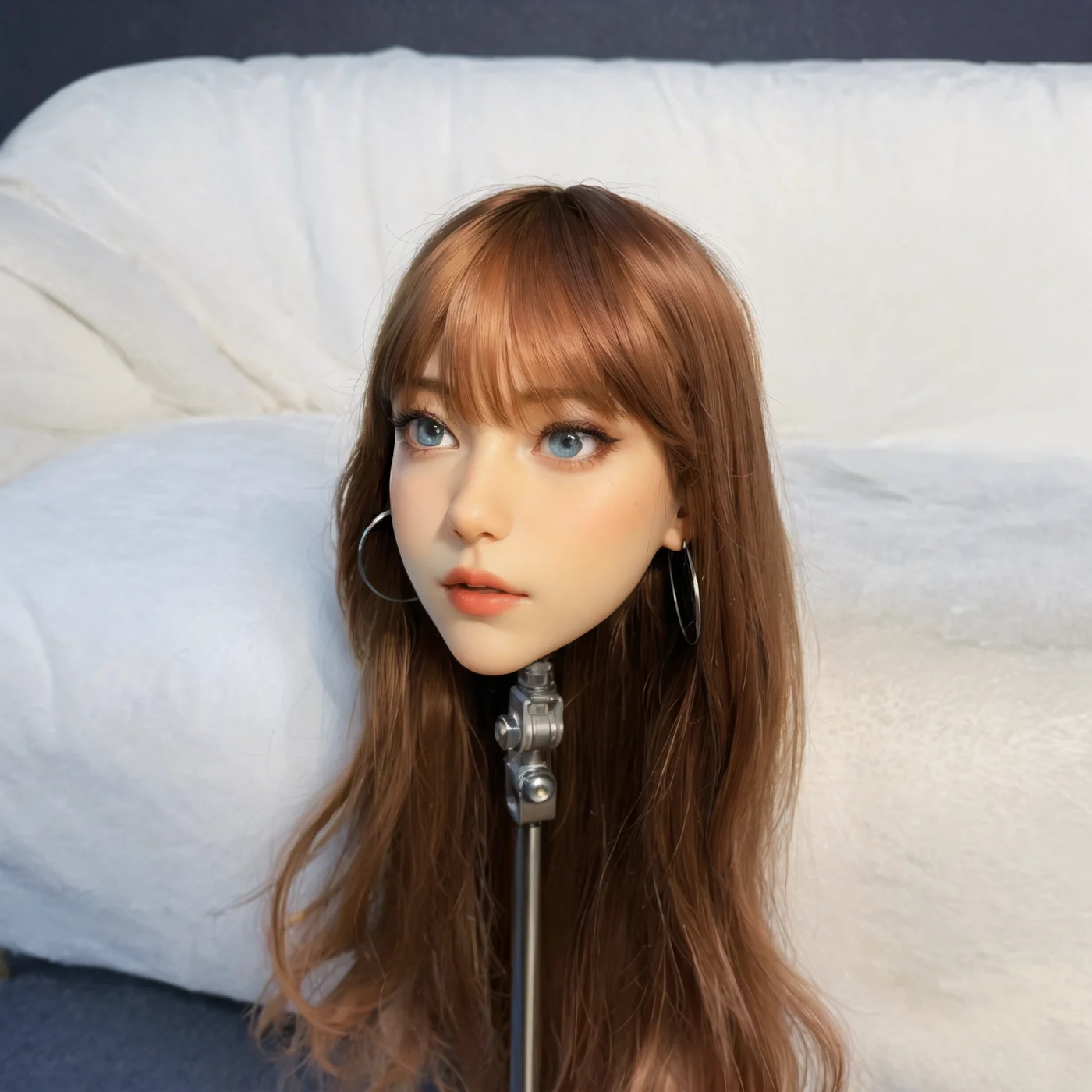 

Cartoon girl hair hairstyle model 3D character material game anime hair giveaway random color