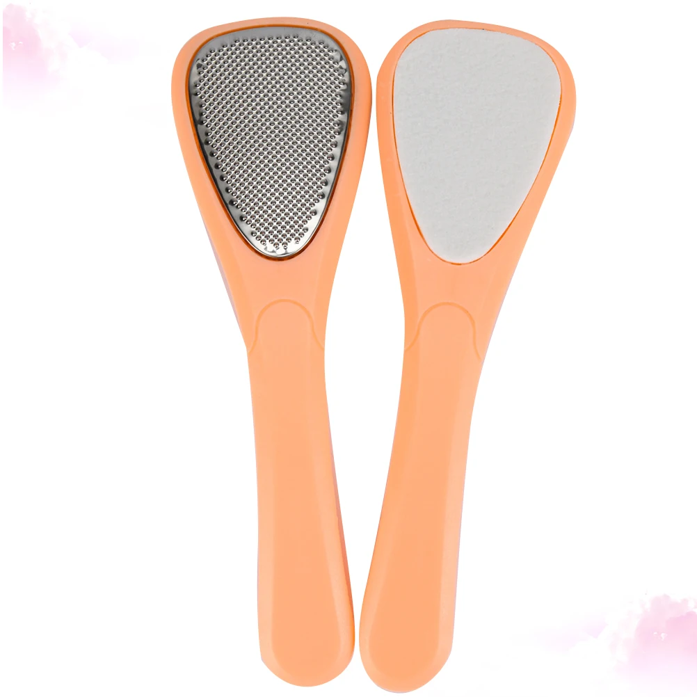 2 szt. Zestaw pilników do stóp ze stali nierdzewnej, skuteczne narzędzie do pedicure do usuwania skórek i odcisków, wygładzający skórę stóp w domu.