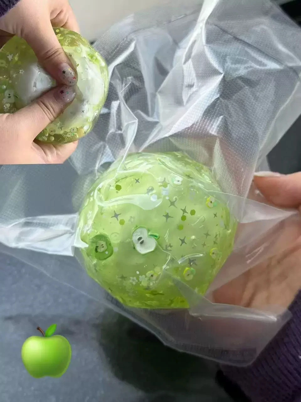 Crispy Squishy Ball Cracking Wax Crunchy Shatter Stress Ball ASMR Satisfying Pop Sound Anti Stress Relief Fidget Toys