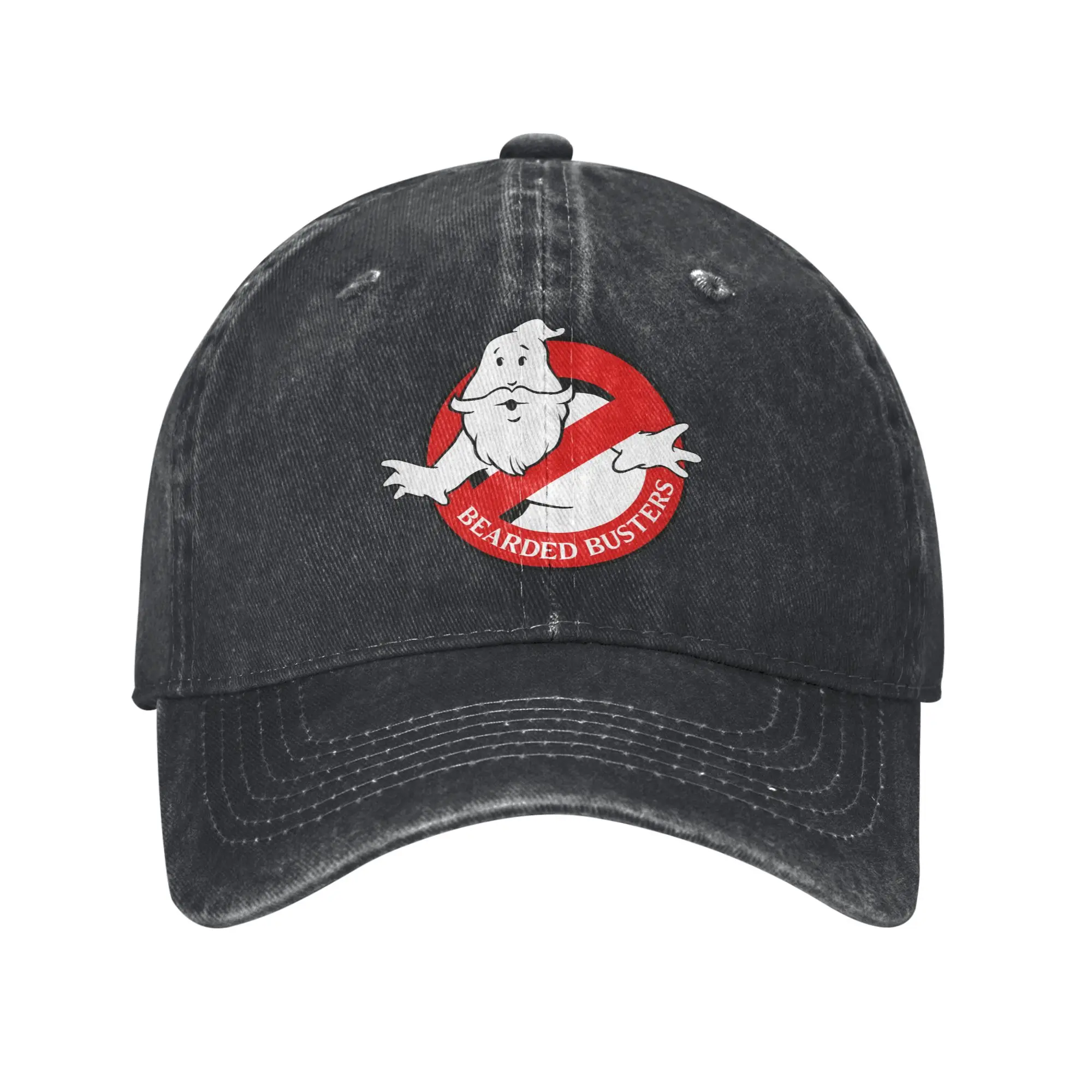 Bearded Busters Ghost Busters Baseball Cap Vintage Distressed Cotton  Snapback Hat for Men Outdoor Running Golf Adjustable Hats