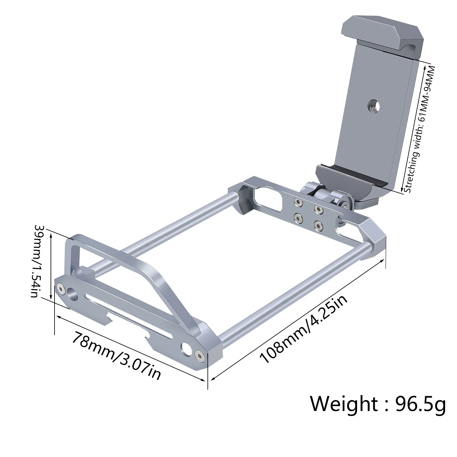 Aluminum Protector Frame Bracket With Phone Mount Holder For Flysky Noble NB4 Pro NB4 Lite NB4+ Radio Transmitter Upgrade Parts