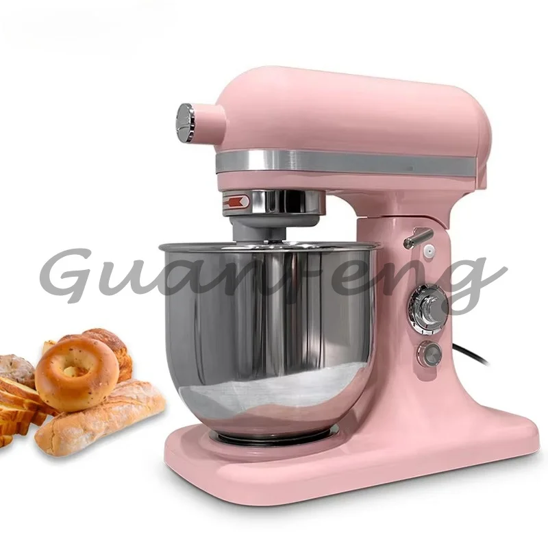 7L Commercial and Domestic Kitchen Food Mixer, Dough Kneader with Stainless Steel Mixing Bowl