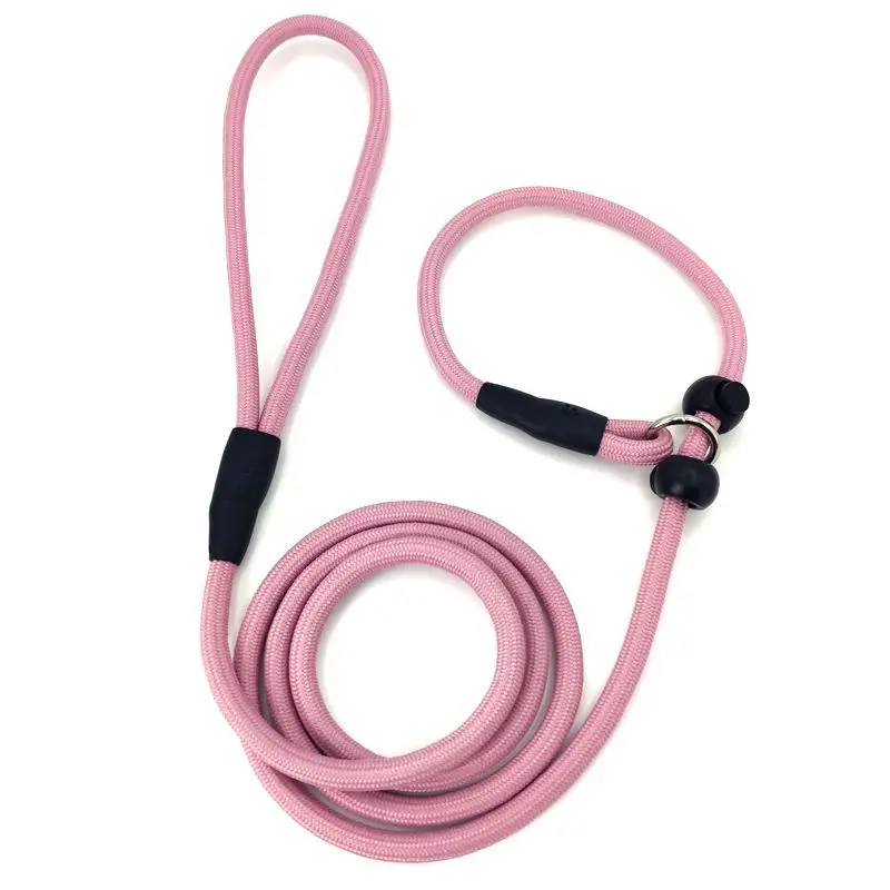 

Professional training dog leash for small dogs, integrated P-chain anti-explosion dog walking leash