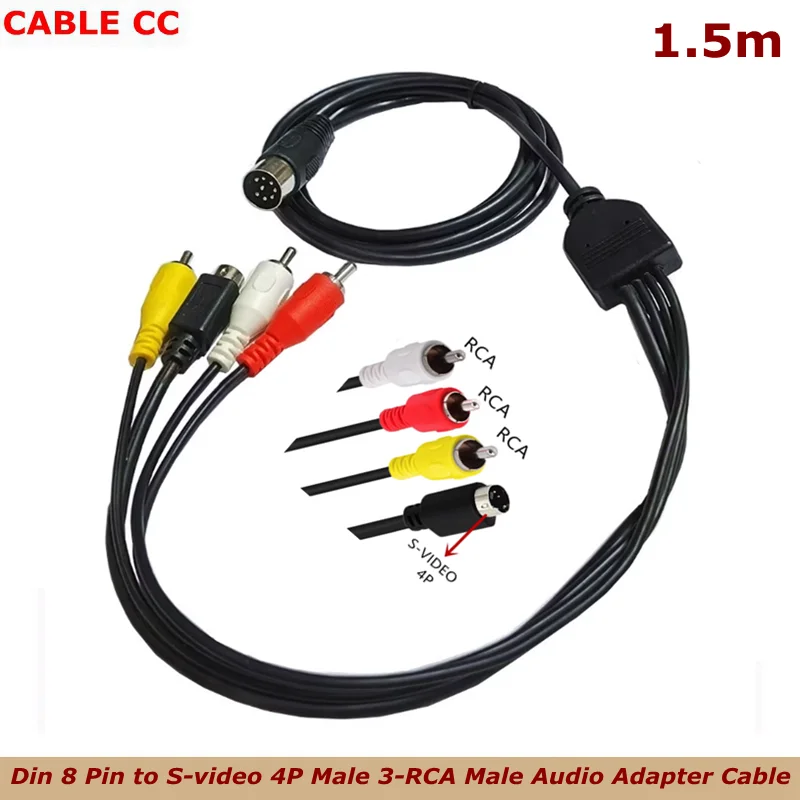 Din 8 Pin To S-Vide…