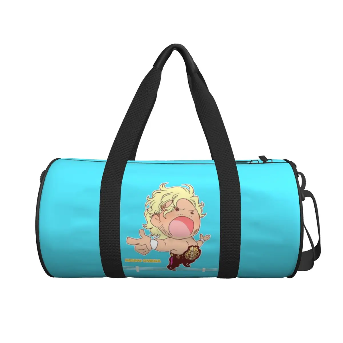 

Kenny Omega Kenny The Champ Large Duffle Gym Bag Multi-Functional Duffle Travel Bags Handbags Fitness bag