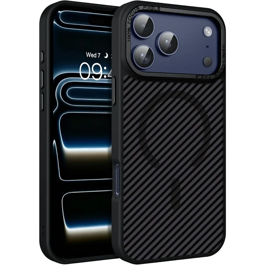 

Чехол для iPhone 17 Pro 2025 [совместим с MagSafe] Магнитный тонкий гладкий бампер из ТПУ с защитой от падения