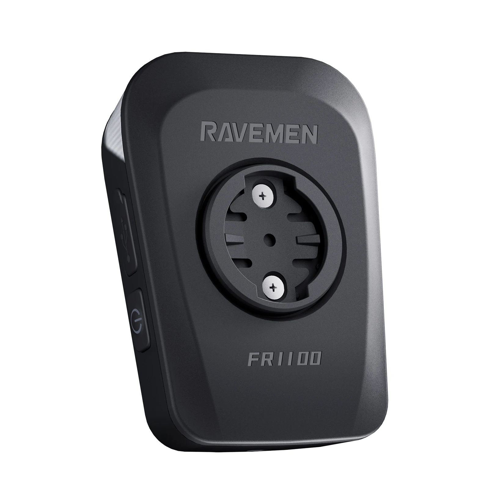 Luz Delantera para Bicicleta RAVEMEN FR1100 SE, Compatible con Garmin, Wahoo, Bryton, IGPSPORT, GPS, Recargable, Luz de Advertencia Diurna, Iluminación Nocturna