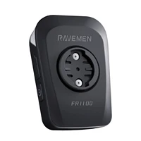 Luz Delantera para Bicicleta RAVEMEN FR1100 SE, Compatible con Garmin, Wahoo, Bryton, IGPSPORT, GPS, Recargable, Luz de Advertencia Diurna, Iluminación Nocturna