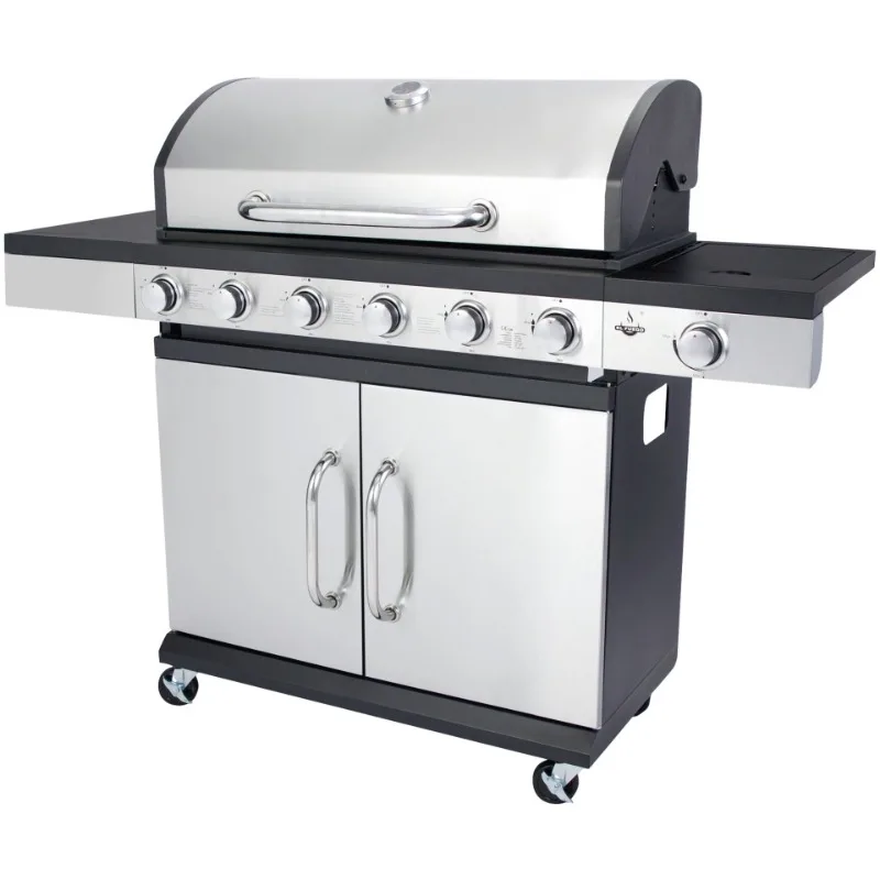 

Stainless steel gas grill, grill, liquefied gas grill, hotel villa courtyard, American grill