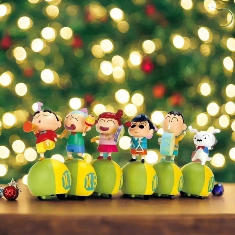 

In Stock Crayon Shin Chan Swing Concert Blind Box Random 1PC Swing Band Series Kawaii Collectible Toy Desk Decor Ornament Gifts