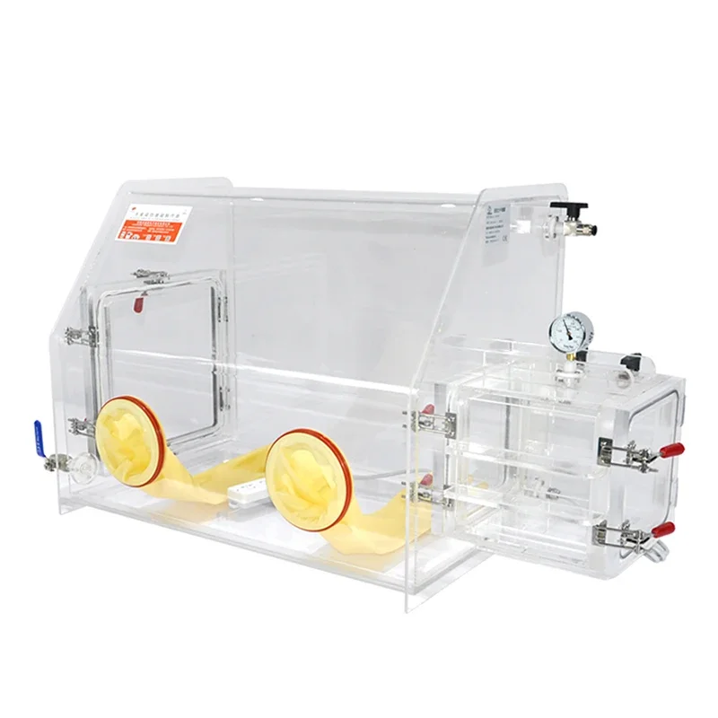 Acrylic Glove Box Cheap Vacuum Glove Box Lab Negative Pressure Pmma Operation Box Benchtop Inert gas Sealed case