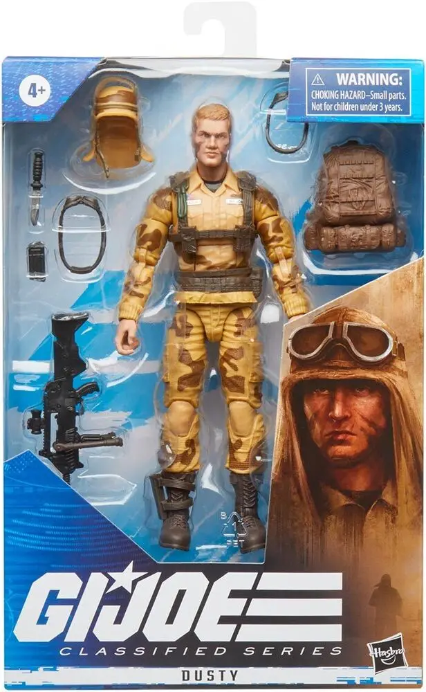 Hasbro G.I. Joe GI JOE Classified Series Dusty 049 6 Inch Action Figure Model Toy Collection Hobby Gift