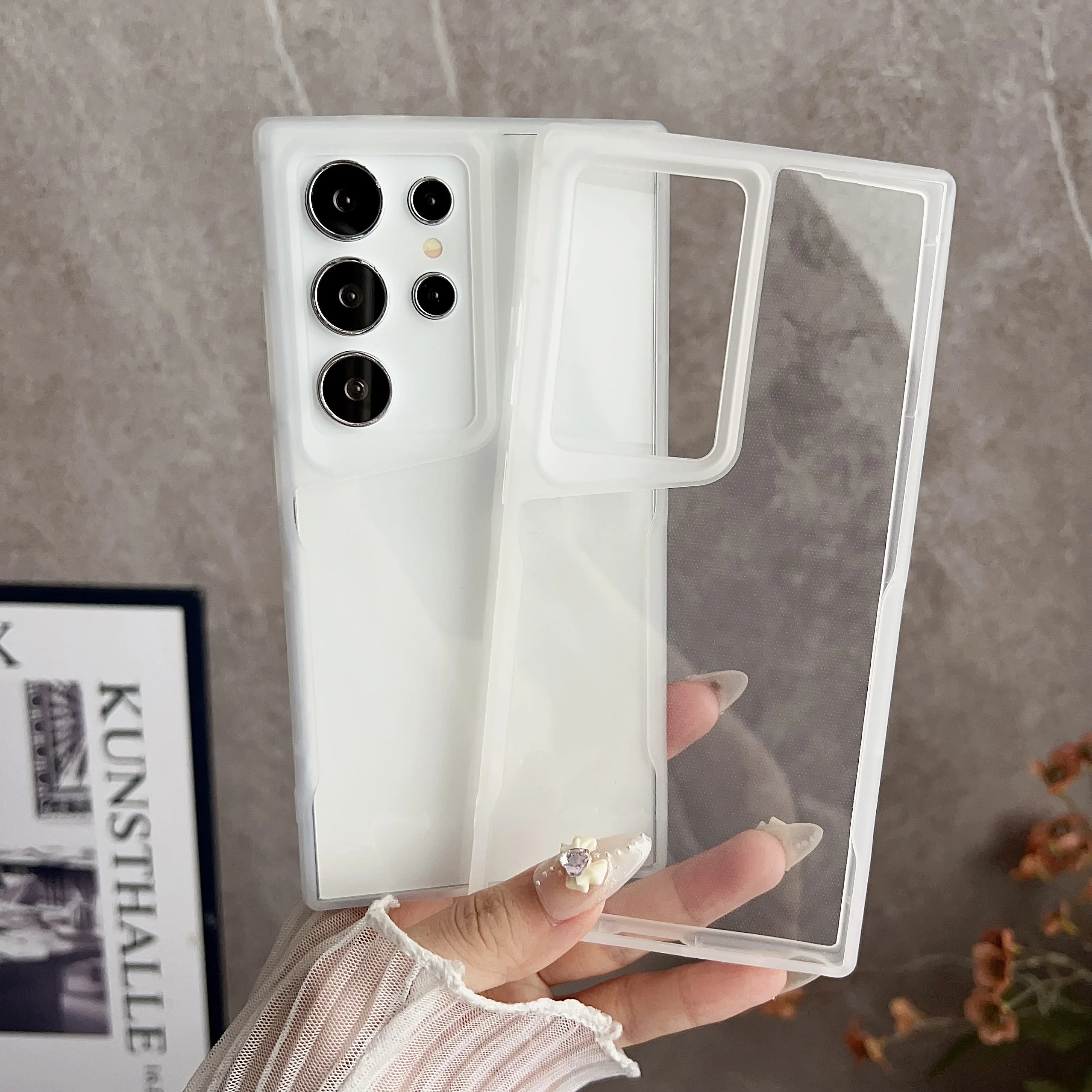 Clear Case for vivo Y100 IDN Y27 Y28 Y32 Y33S Y35 Y36 Y38 Y50 Y56 Y67 Y83 Y91 Y93 Y95 Y200 Pro Y200e Y200i Soft Phone Cover