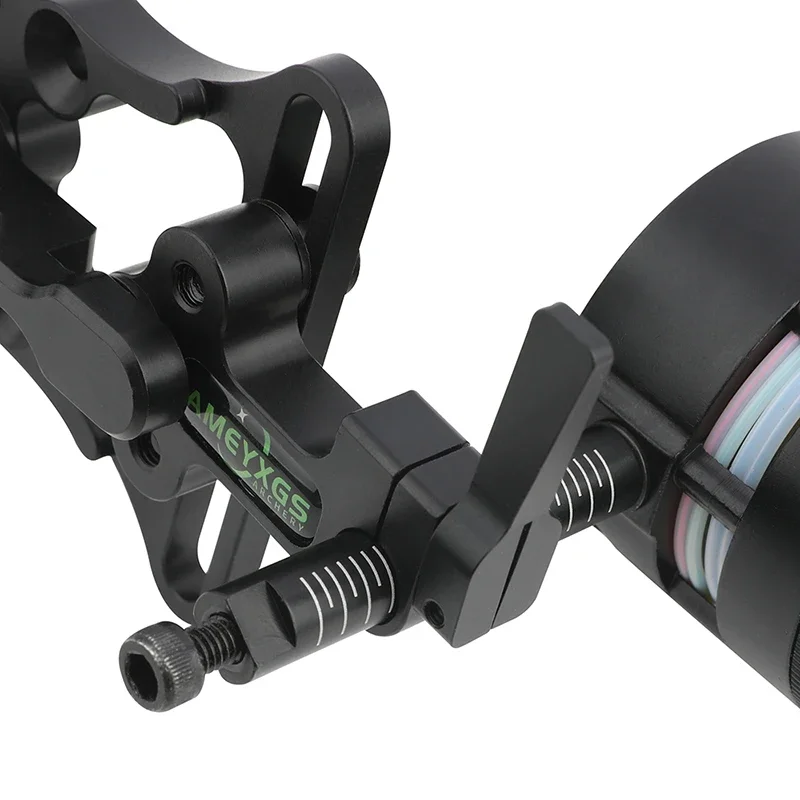 Aviação Alumínio Composto Bow Sight, Ponteiro ajustável para Composto Bow Hunting, Tiro ao ar livre, Acessórios alvo, 1Pc