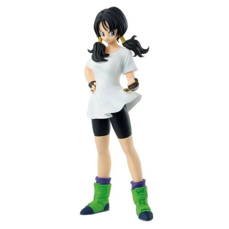 Bandai Genuine Dragon Ball Z Anime Videl Action Figures Collectible Model Glamour Shine Ornaments Doll Toys Gifts for Kids