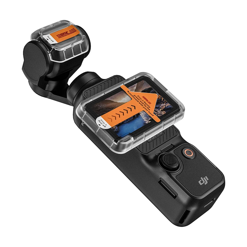 

Anti-transmission Coating Screen Protector HD Anti-scraches Film + Upgrade Dustproof Film Sticker Tool for DJI OSMO POCKET 3