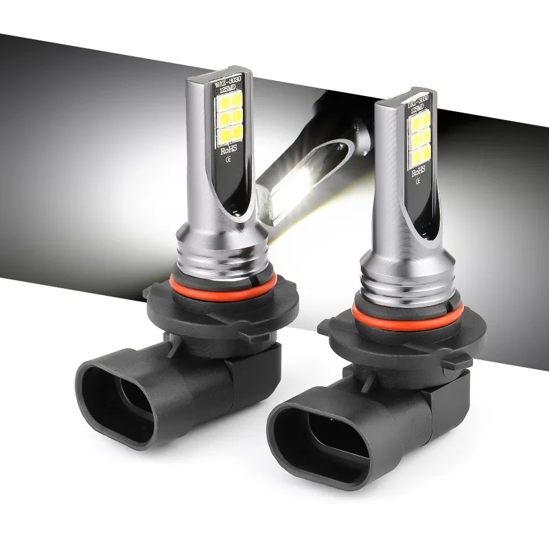 ASLENT 2pcs H8 H11 Led HB4 9006 HB3 9005 H7 Fog Lights Bulbs Car Driving Running Lamp luces led para auto nebbia 3000K 12V 24V