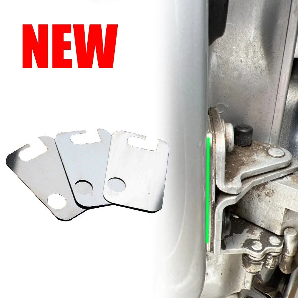 3 uds para VW Touareg 7L 2002 2003 2004 2005 2006 -2010 7L 5831483   Kit de reparación de almohadilla de cuña para arandela de bisagra de puerta delantera inferior de coche