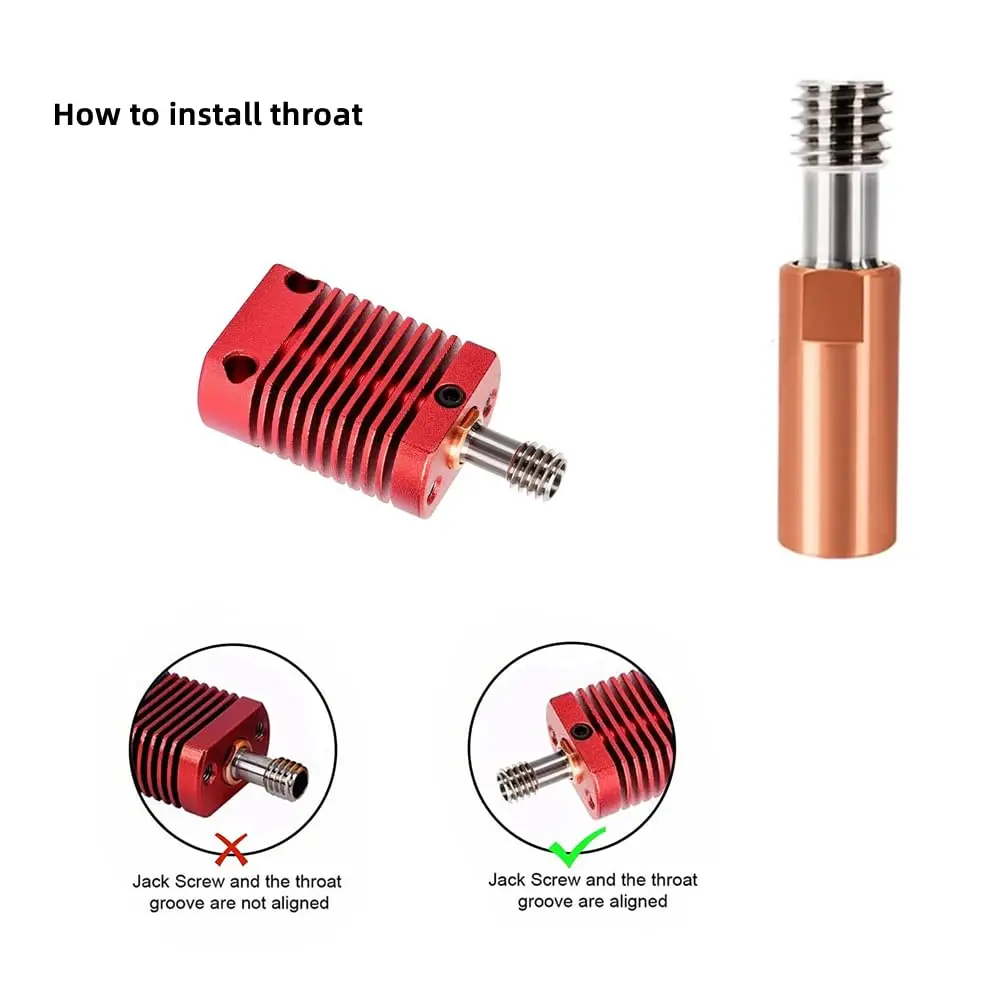 Creality Offizielles Ender3 Halsrohr aus Titanlegierung, Bimetall-Heatbreak, für Ender3 S1/3 V2/3 Pro/Ender 5/CR-6 SE/CR-5 PRO/CR10 – Detail 14