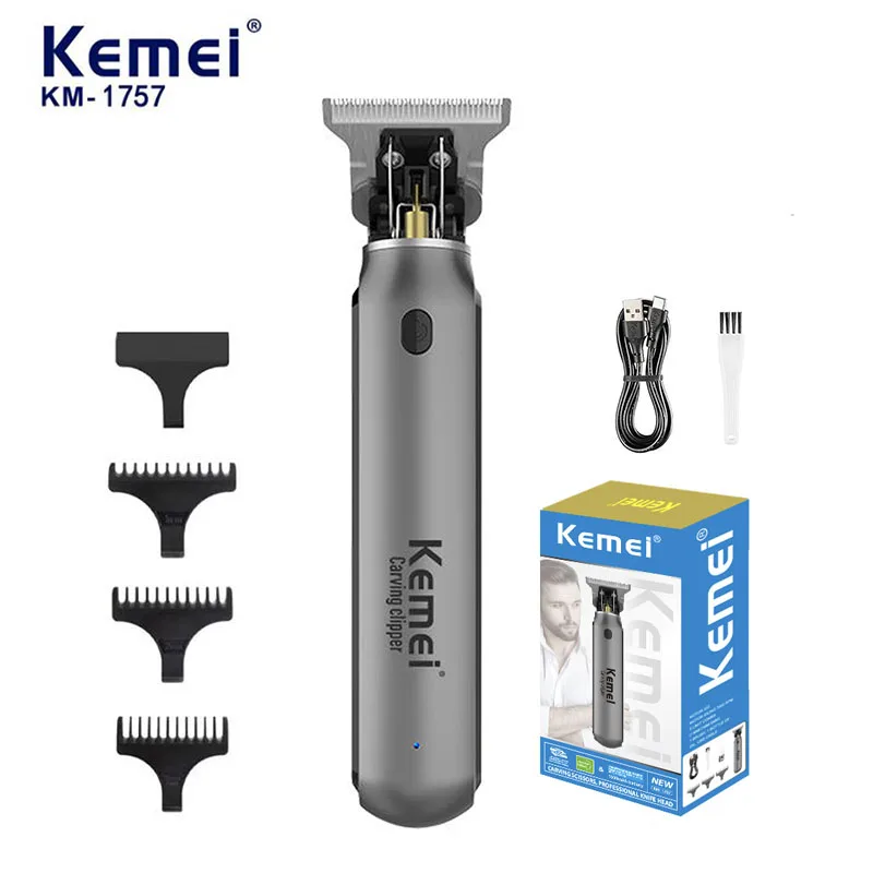 

Kemei 1757 Electric Carving Clippers Trimmer for Men Professional for Barber Shop Hair Clipper Hair Cutting Machine Home & Salon