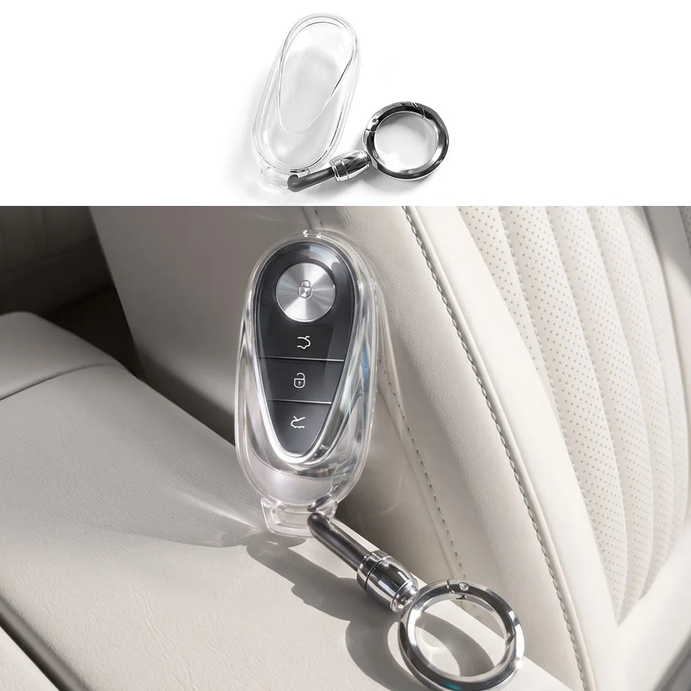 Suitable For Geely Galaxy TT All Inclusive Key Set Automotive Modification Parts Transparent TPU Key Case Invisible Protection