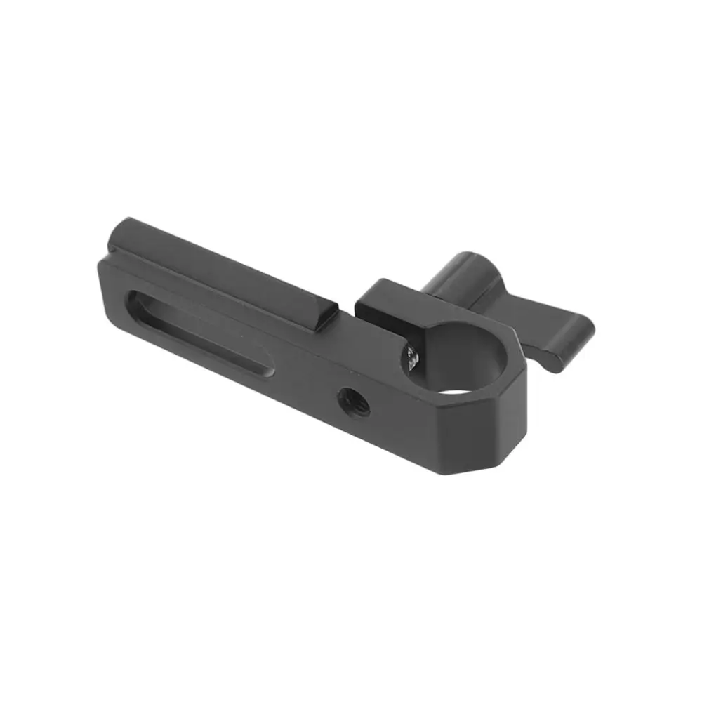 SZRIG Single 15mm Rod Clamp with NATO Rail Black Wingnut For Photo Studio Accessory