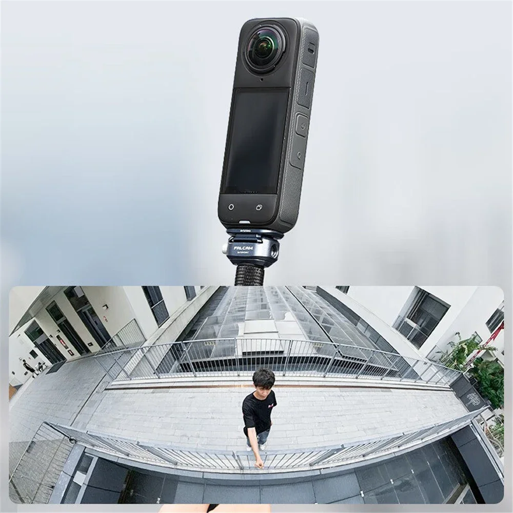 F22 Quick Release Mount For Insta360 X4 Action Camera Tripod Adapter Plate Motorcycle Bike Sports Camera Accessories