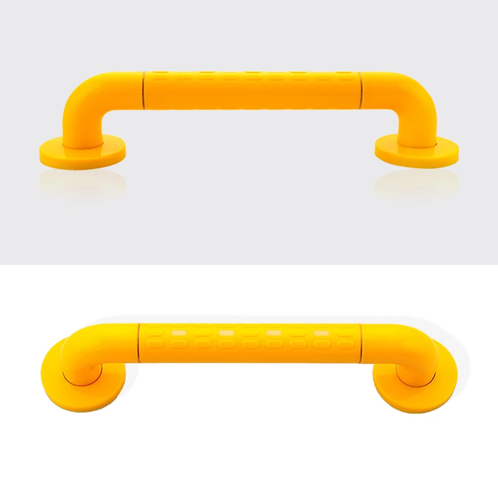 

Bathroom Handrails Support Wall Grab Bar Safety Earth Tones Shower Handle Yellow