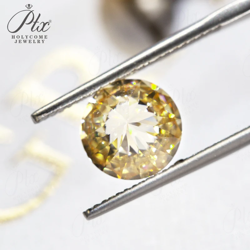 Exquisite Emperor Cut Round Moissanite Sparkling Diamond Like Gemstone Ideal for Elegant Jewelry Crafting and Gift Design 5