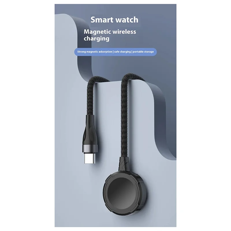 A003 삼성 갤럭시 시계 마그네틱 C USB A 케이블 3.94 용 2 In 1 Usb 유형 C 충전기 갤럭시 시계 5 Pro 클래식 S22/23에 적합